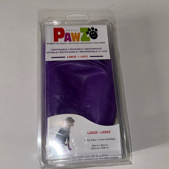 Pawz dog boots. purple. size large - Picture 1 of 4